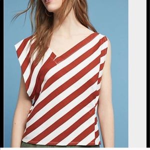 Anthropologie Tops - •Anthropologie• Asymmetrical Striped Top Anthropologie Tops - •Anthropologie• Asymmetrical Striped Top